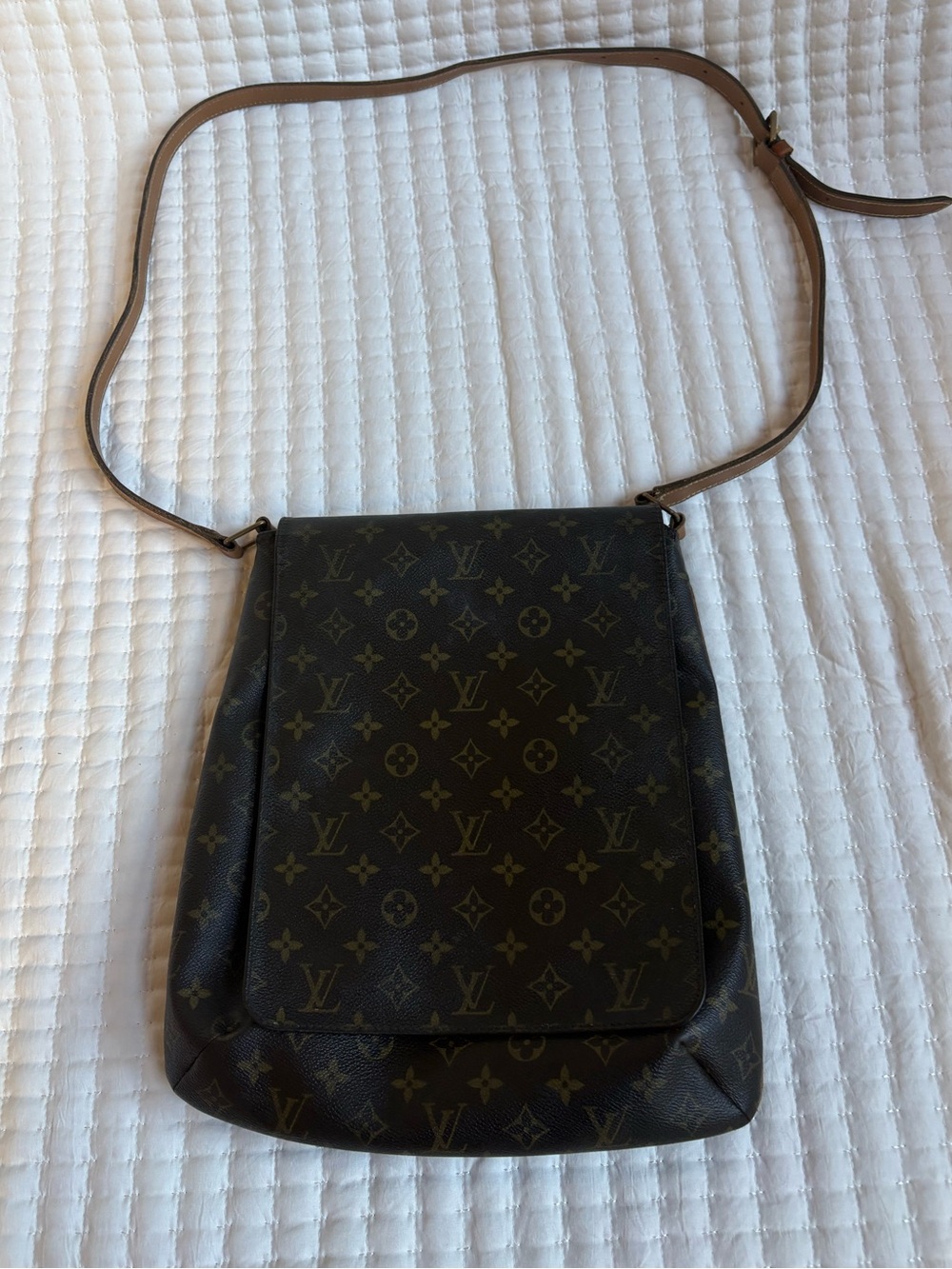 Louis Vuitton Vintage Monogram Musette GM Salsa Crossbody Shoulder Bag